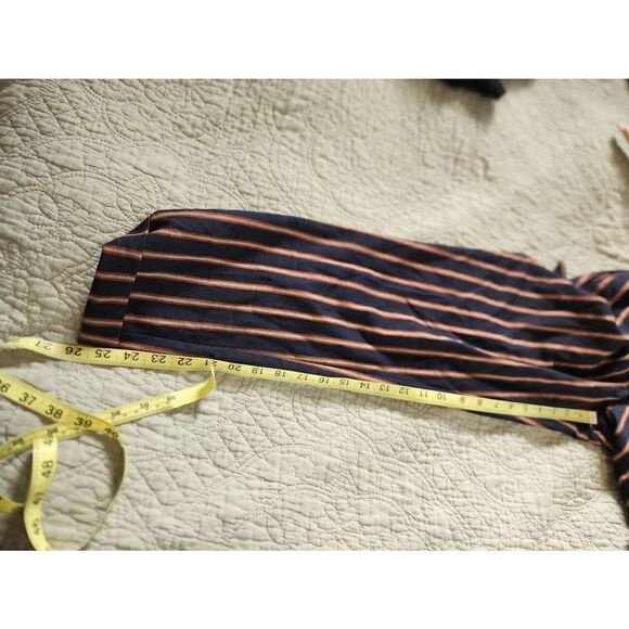 Zara Navy Striped Pants - Picture 7 of 10